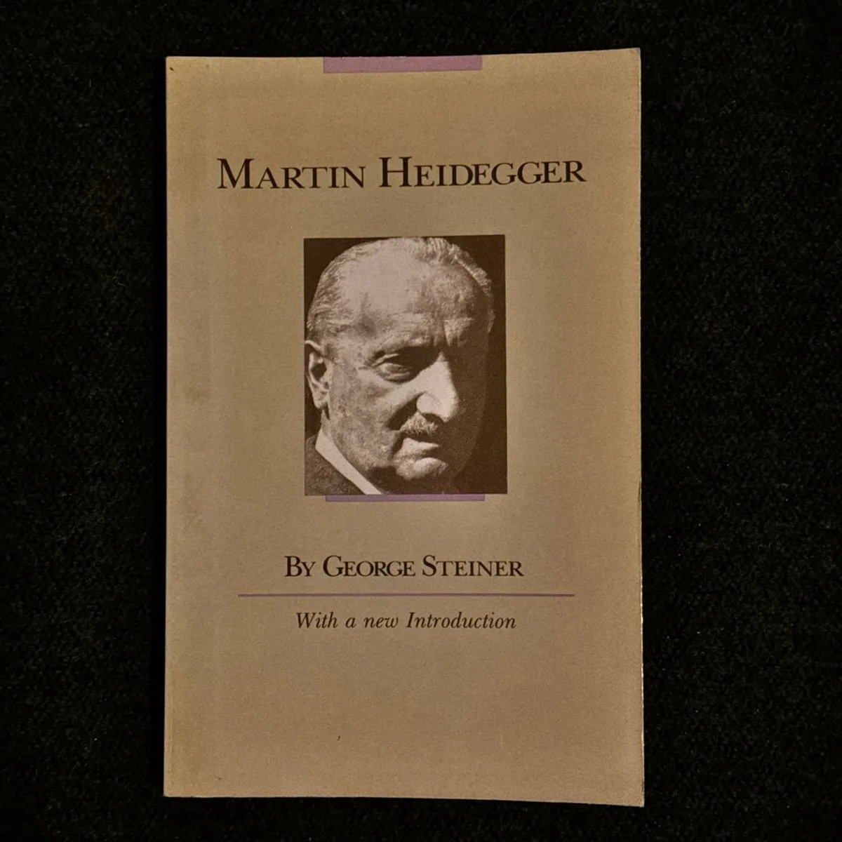 Martin Heidegger by George Steiner