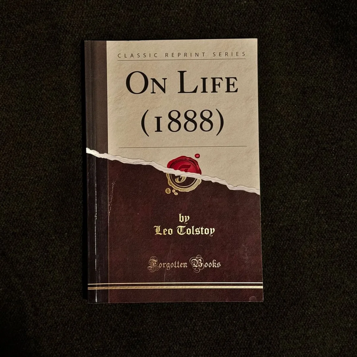 ON LIFE (1888) by Leo Tolstoy